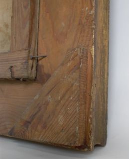 Biedermeier Gemälde mit schönen Rahmen   Öl auf Leinwand   19 Jhd