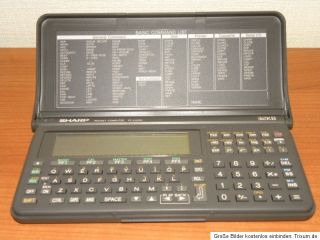 Sharp PC E500S Taschencomputer BASIC programierbar