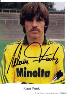Klaus Funk Eintracht Frankfurt 1979 80 TOP AK +A12304