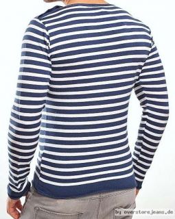WASABI Shirt Pulli Navy/Weiß Streifen Shirt Fashion Mode 2012 WSB