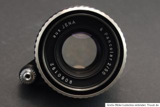 Carl Zeiss Jena Pancolar 1:2 / 50mm + Canon Lens Mount Converter E