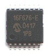 100 Microchip PIC 16F676 Mikrocontroller Prozessor SMD TSSOP14 intern