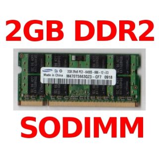 2GB DDR2 667 2Rx8 PC2 5300S CL5 SODIMM für Notebooks