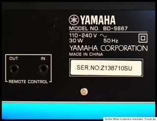 Yamaha BD S667 Blu ray Player  NEU ZUSTAND  HIGH END