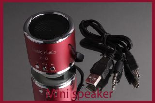 Mini Soundstation Lautsprecher  Player NEU rot