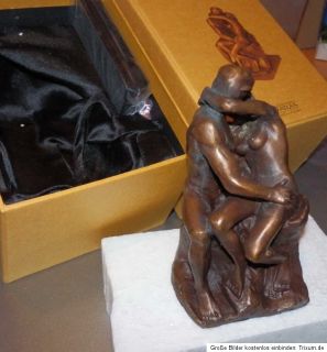 verkaufe Bronzefigur 13 cm // Der Kuss von RODIN
