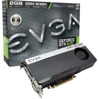 EVGA Geforce GTX 670 NVidia Grafikkarte 2048 MB GDDR5