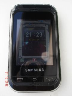 Samsung GT C3300K Handy Schwarz Touchscreen ohne SimLock Restgarantie