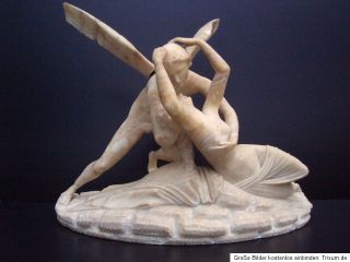 Skulptur Amor u. Psyche Canova Italien Louvre Paris Cupid Alabaster