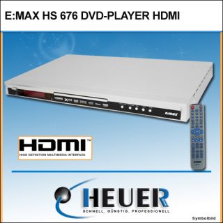 DVD Player Emax HS676 HDMI MP4 DivX PAL Dolby Digital  JPEG NTSC