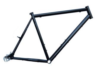 CroMo Mountainbike Rahmen CHAKA Pele 54 cm in schwarz Stahl Rohloff