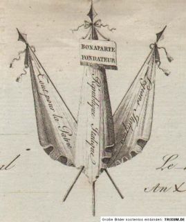 TEULIE général L.A.S. 1802 Tordoro Mazzuchelli Bonaparte armée