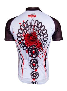 Mimo Design Heart   Herren Fahrradtrikot / Radtrikot / Cycling Jersey