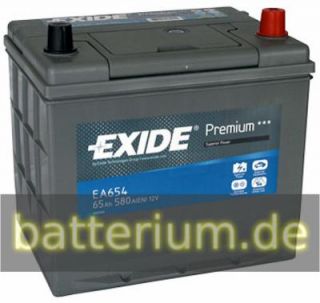 Exide Premium Superior Power EA754 75Ah Autobatterie (einbaufertig