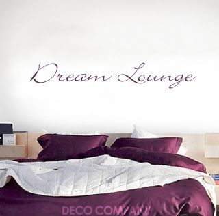 luxuriöses WANDTATTOO DREAM LOUNGE W703 Schlafzimmer Wandtatoo