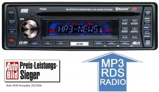 Elta 7540 Autoradio MP3 RDS PLL Tuner Radio CD Player AntíShock BW