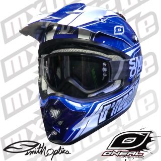 Oneal 709 Motocross Enduro MX Helm Cross Smith Brille Fuel v1 MTB Quad