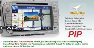 FORD FOCUS,MONDEO,S MAX RADIO 2DIN +GPS+7HD+3D+DVD+PIP+DUAL+IPOD