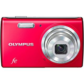 Olympus FE 5040 12.5 MP Digitalkamera   Raspberry Red Digital Kamera
