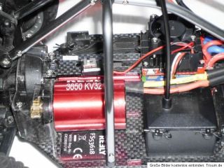 TUNING ! über 90km/h * Carbon fighter Brushless 4WD * 60A ESC * RtR