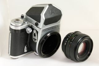 PENTACON SIX TL 6X6 Kamera + Sucher + 2,8/80mm + Case (PENTACON KIEV