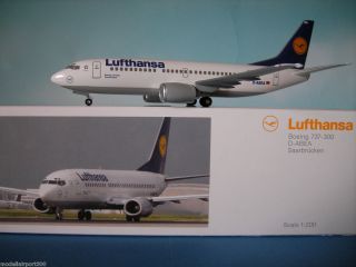 Lufthansa Saarbrücken Boeing 737 300 Hogan 1:200 LH 05 +Herpa Wings