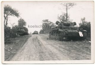 Foto Panzer IV Wracks Ardennen Panzerschlacht 10. PD Stonne Frankreich