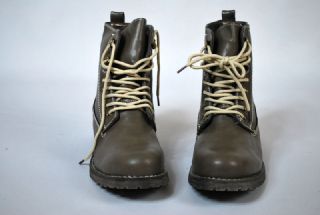 Lace Boots,buckle boots,Schnürstiefel,Khaki,Stiefeletten Vintage