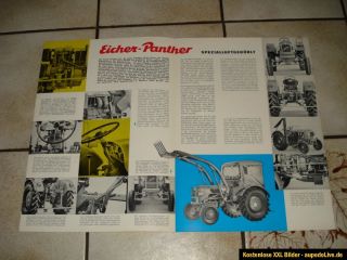 Orig.Eicher Panther 22 PS Prospekt 1962