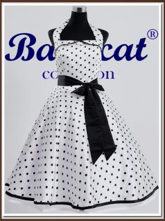 C719 50er Jahre Tanzkleid Vintage Mode Petticoat Partykleid Gr. 48