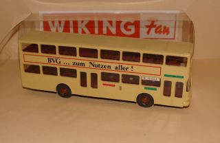Wiking 730/6 MAN SD 200 Doppeldecker Bus / BVG