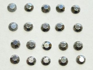 720 Studs Metall HotFix Nieten SS10 (3mm) Farbe Silber