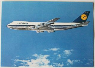Flugzeug   Lufthansa Boeing Jet 747