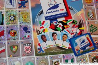 Panini WC WM France 98 1998 – KOMPLETTSATZ COMPLETE SET + Leeralbum