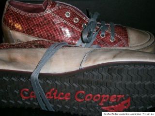 SNEAKER ROCK PITONE BORDO Candice Cooper Made in Italy rot   antra