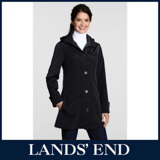 LANDS´ END Damen Jacke leichter Mantel Damenjacke Trenchcoat