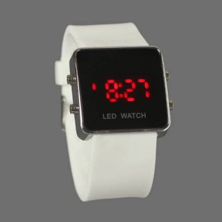 LED Digital Uhr Watch Silikon Armbanduhr Sportuhr