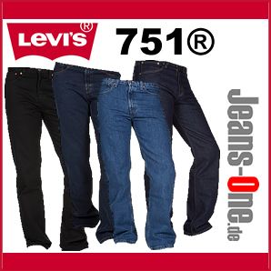 Levis® 751 Jeans   das Original   W33 Länge wählbar