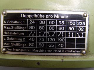 Stoßkopf 2111 für Deckel Fräsmaschine FP1 R746