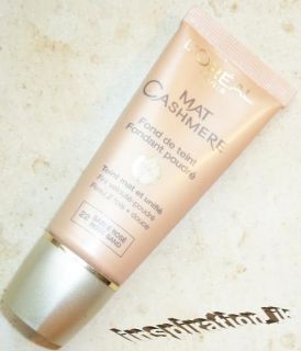 LOREAL CASHMERE MAT Makeup Make Up 22 Rose Sand 30ml.