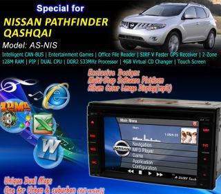 3G INTERNET Car GPS NAVI DVD for NISSAN X TRAIL PATHFINDER NAVARA