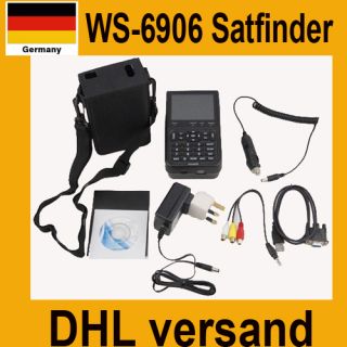 PROFI Satfinder DIGITAL SatLink WS 6906 DVB S TV FTA TFT 8,9cm Sat