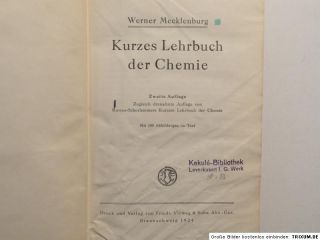 Konvolut 09 Physik Chemie u.a. Kekulé 1880 1980