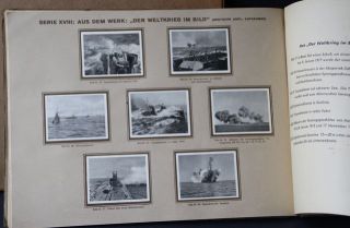 Reunion Weltkriegsbilder 1914   1918 Zigarettenbilderalbum