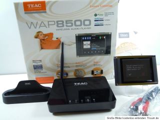 Teac WAP 8500 Tragbarer Wireless Audio Player Touchscreen,Internet