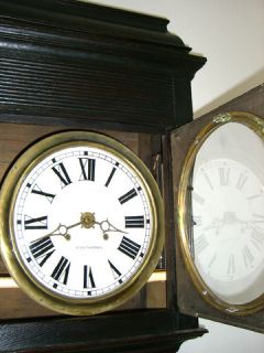 XL Eiche Barock Biedermeier Standuhr ANTIK~1800 Longcase Clock Uhrwerk