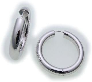 Ohrringe Creolen echt Silber 925/  Durchmesser 42 mm