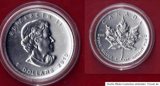 Kanada Maple Leaf Silber 999 1 oz Unze 5 $ Canada Feinsilber silver