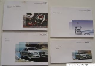 Audi A8 S8 4E Board briefcase Owners Manual MMI Chinesisch