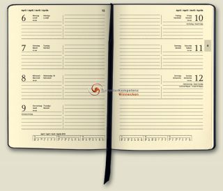 Kalender Kompagnon Colour Code flexibel 2012 2013 Buchkalender DIN A5
